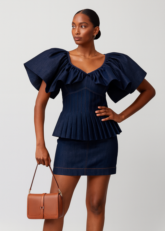 DENIM CO-ORD SET
