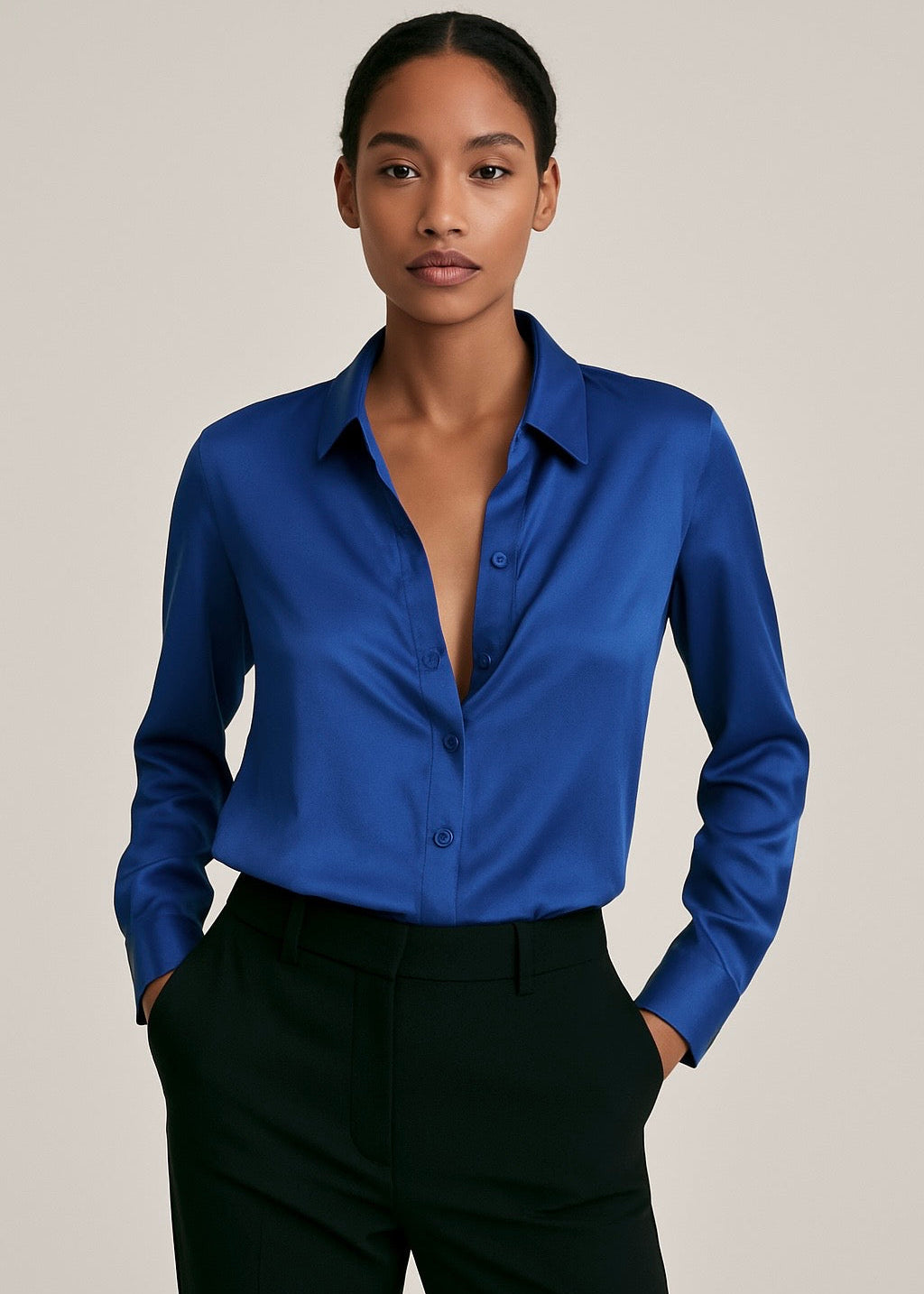 SATIN SHIRT