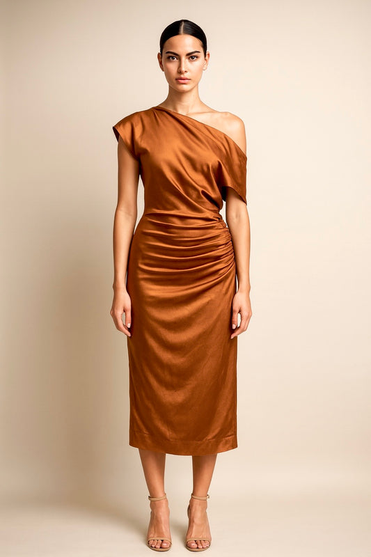 SATIN DRESS